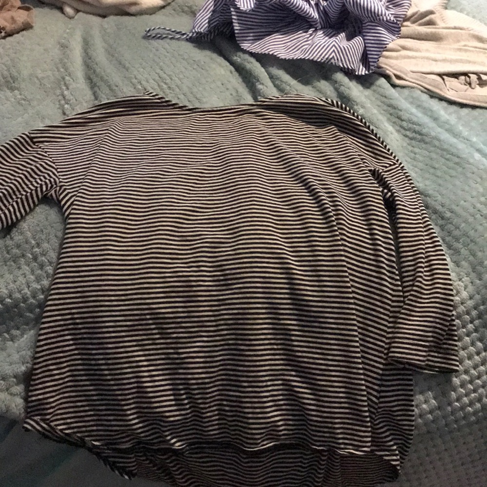 Long sleeve striped shirt